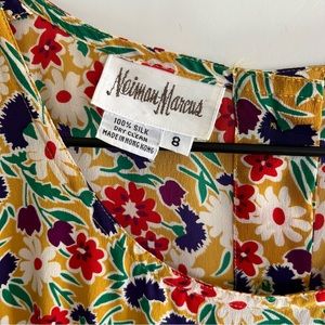 Vintage Neiman Marcus 100% silk dress